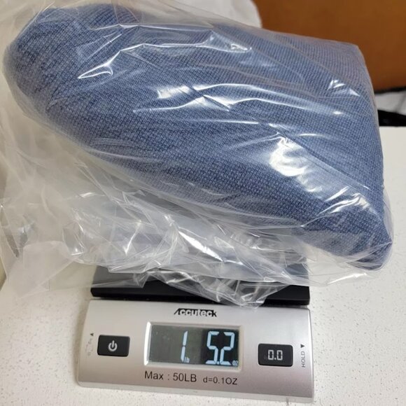 Talbots Womens Blue Pure Merino Wool Knit Blazer Sz M Two Button Pockets Career - Picture 11 of 11